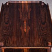 Vintage Bar Cart in Rosewood by Poul Hundevad, 1960s