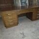 Bureau ministre XXL en chêne , 220 × 95 cm