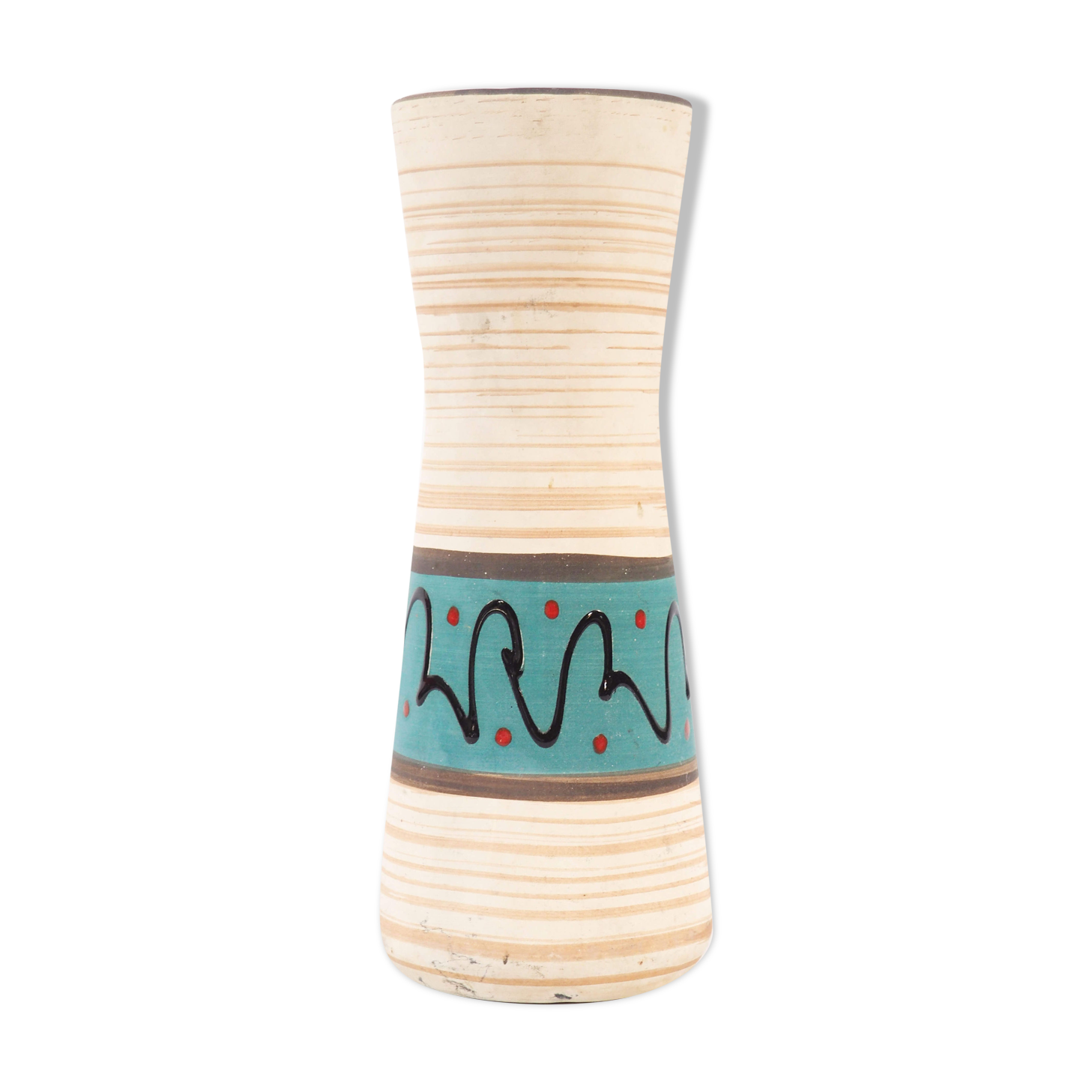 West Germany blue vase