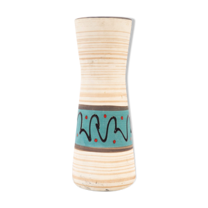 vase west germany bleu