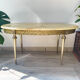 Marble and bronze coffee table Neoclassical style
