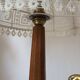 Vintage lace marquetry bedside lamp