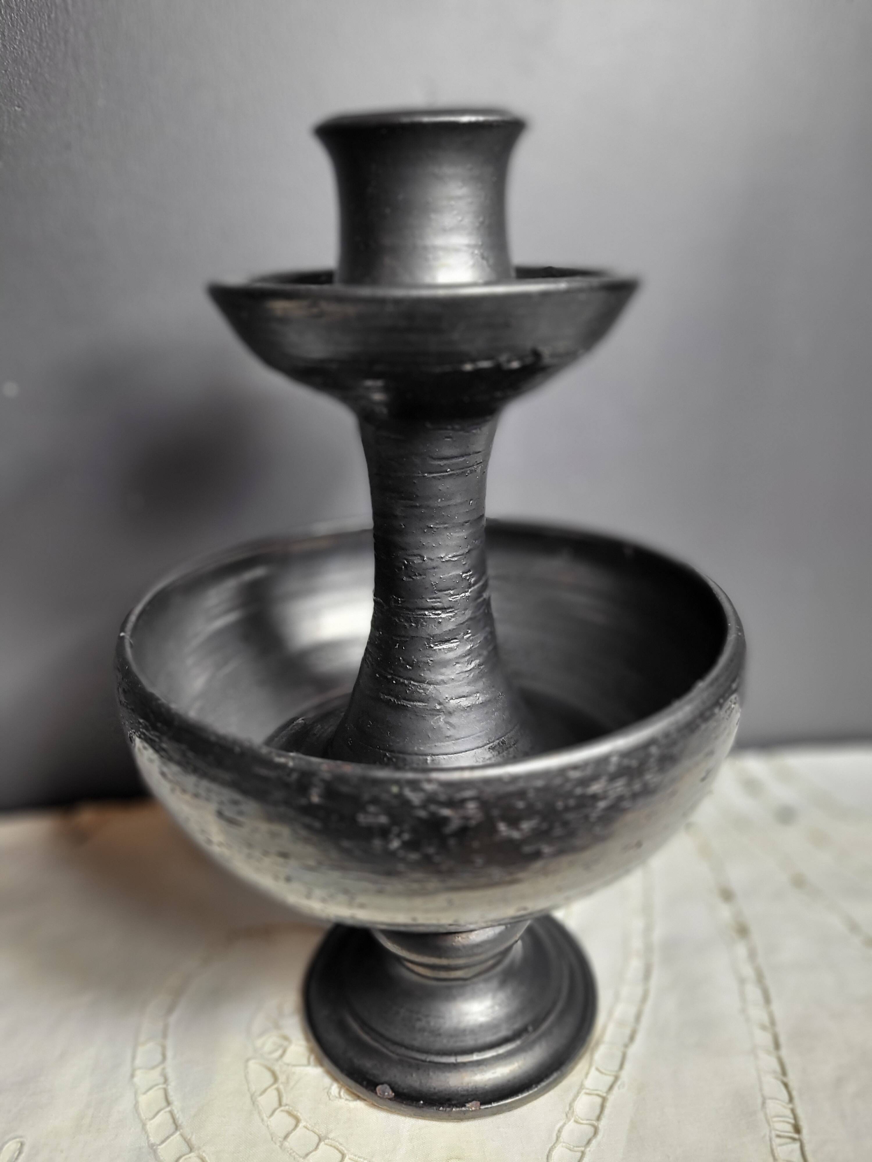 Jean Marais terracotta candlestick cup