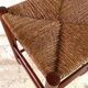TABOURET Paille VINTAGE