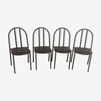 lot of 4 Chairs Mallet Stevens