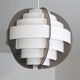 Danish plexi pendant lamp by Brylle and Jacobsen 1970