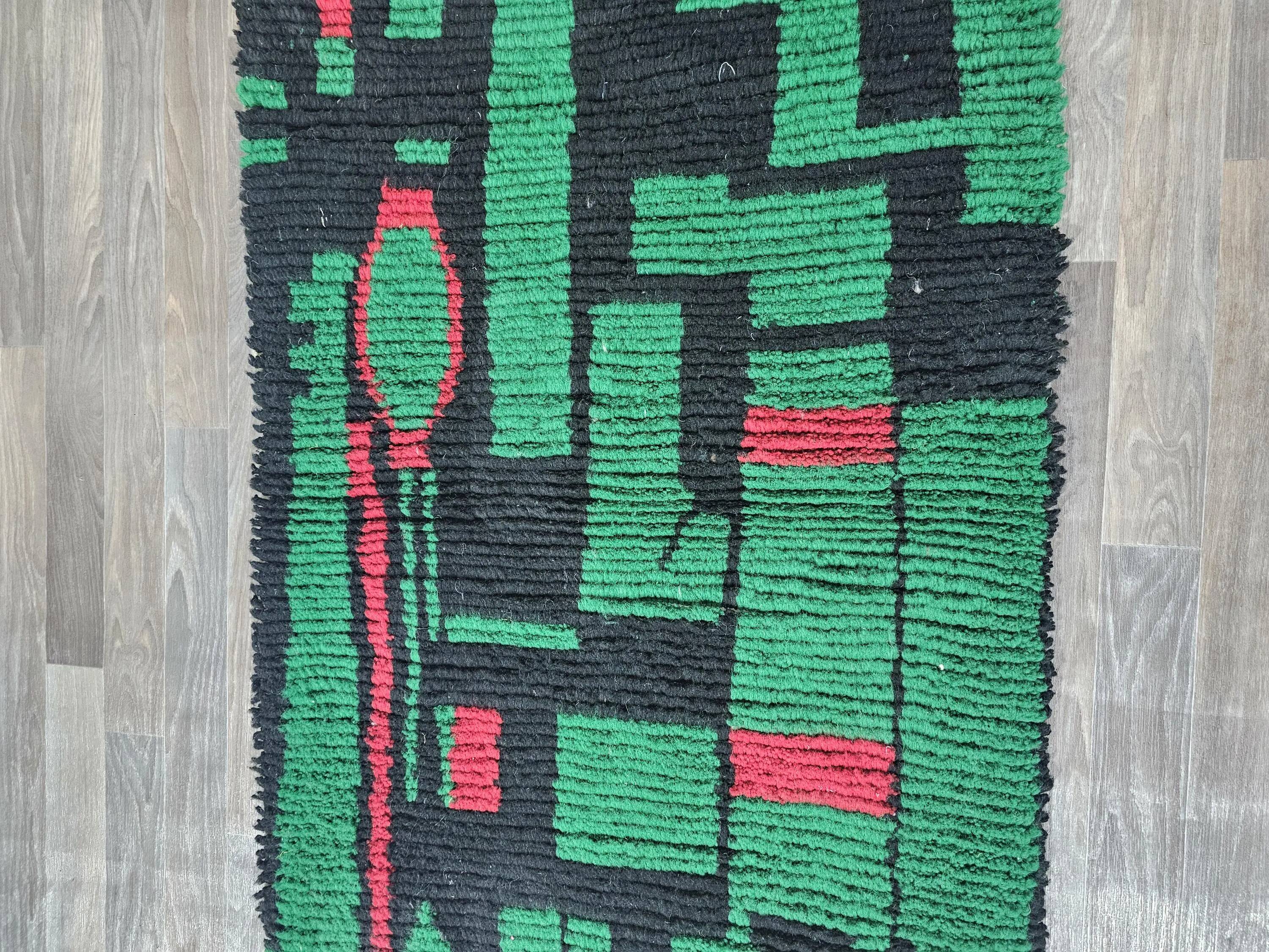 Handwoven Moroccan rug 3x2 m