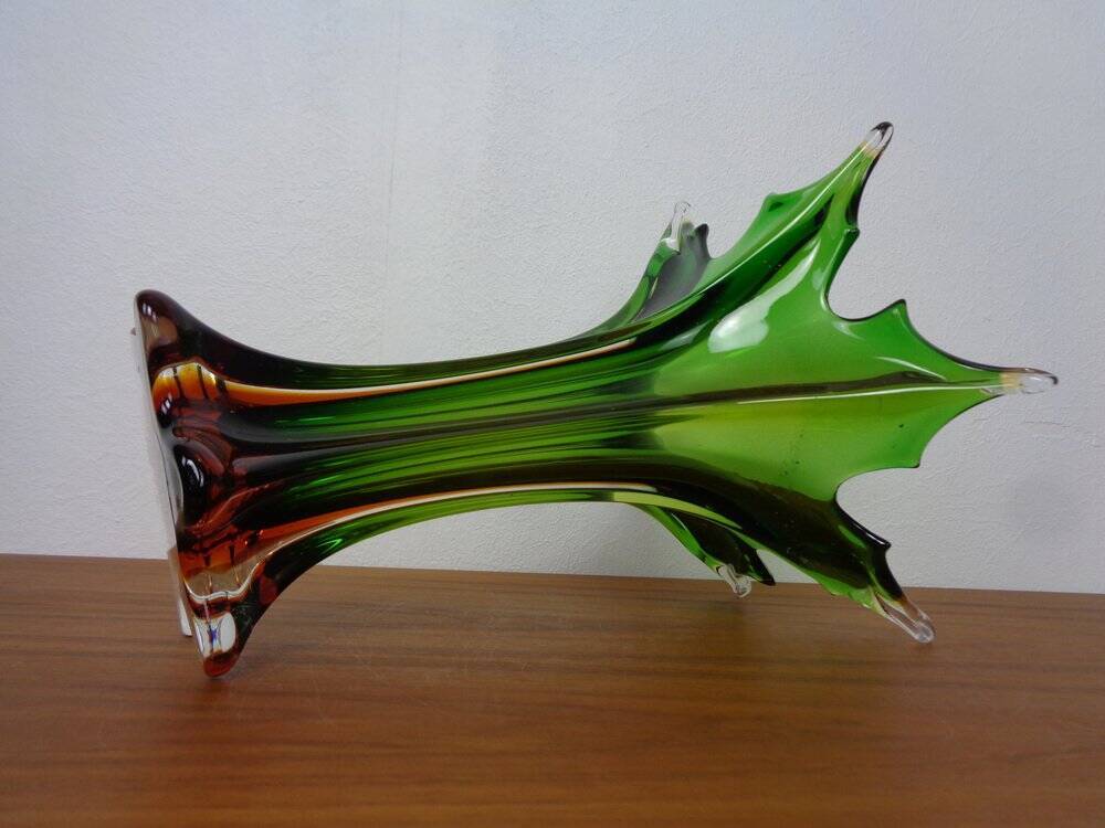 Murano Sommerso Glass Vase, 1960s