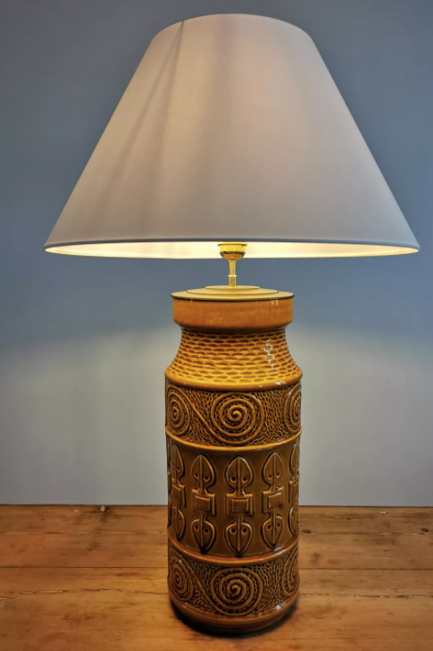 Ceramic lamp Scheurich circa 50s