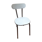 Light blue formica chair and black/vintage 50-60s