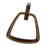 Smoked plexiglass towel rail Grosfillex 70s