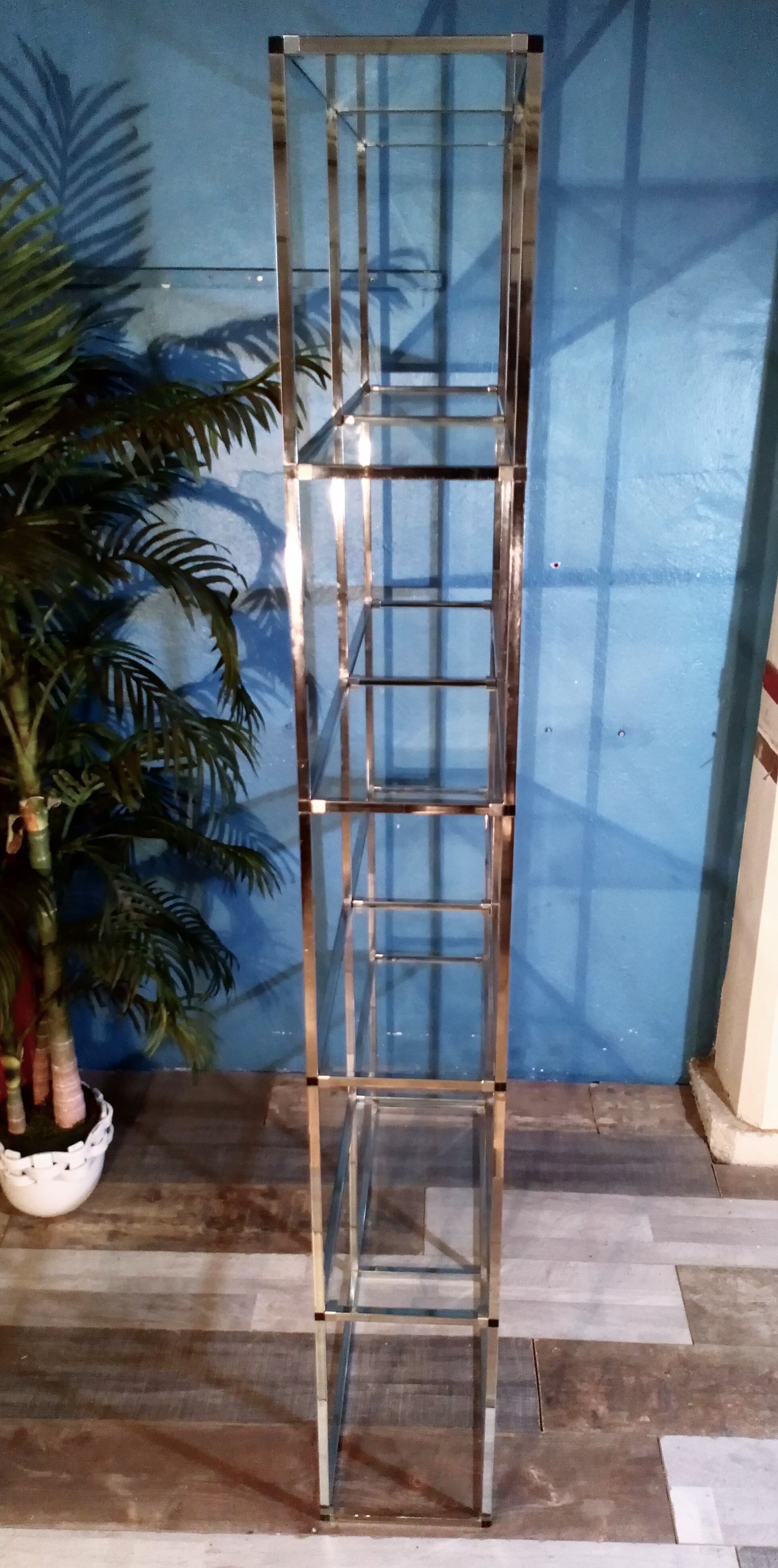 Floor on metal & glass 1970s