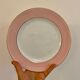 Set of 7 flat plates vintage pink L'Amandinoise