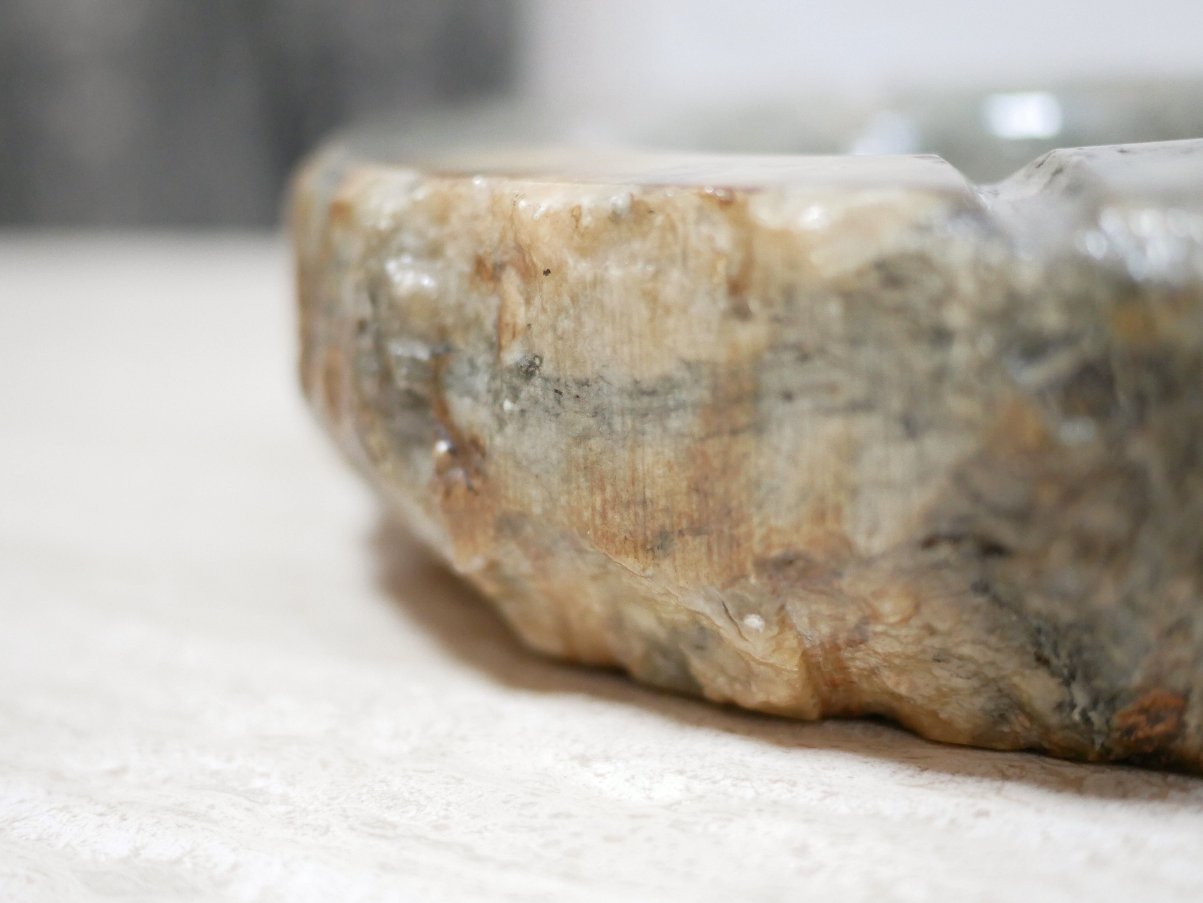 Cendrier vintage en albâtre, Italie