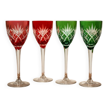 Vintage wine glasses, 1950s, set of 4