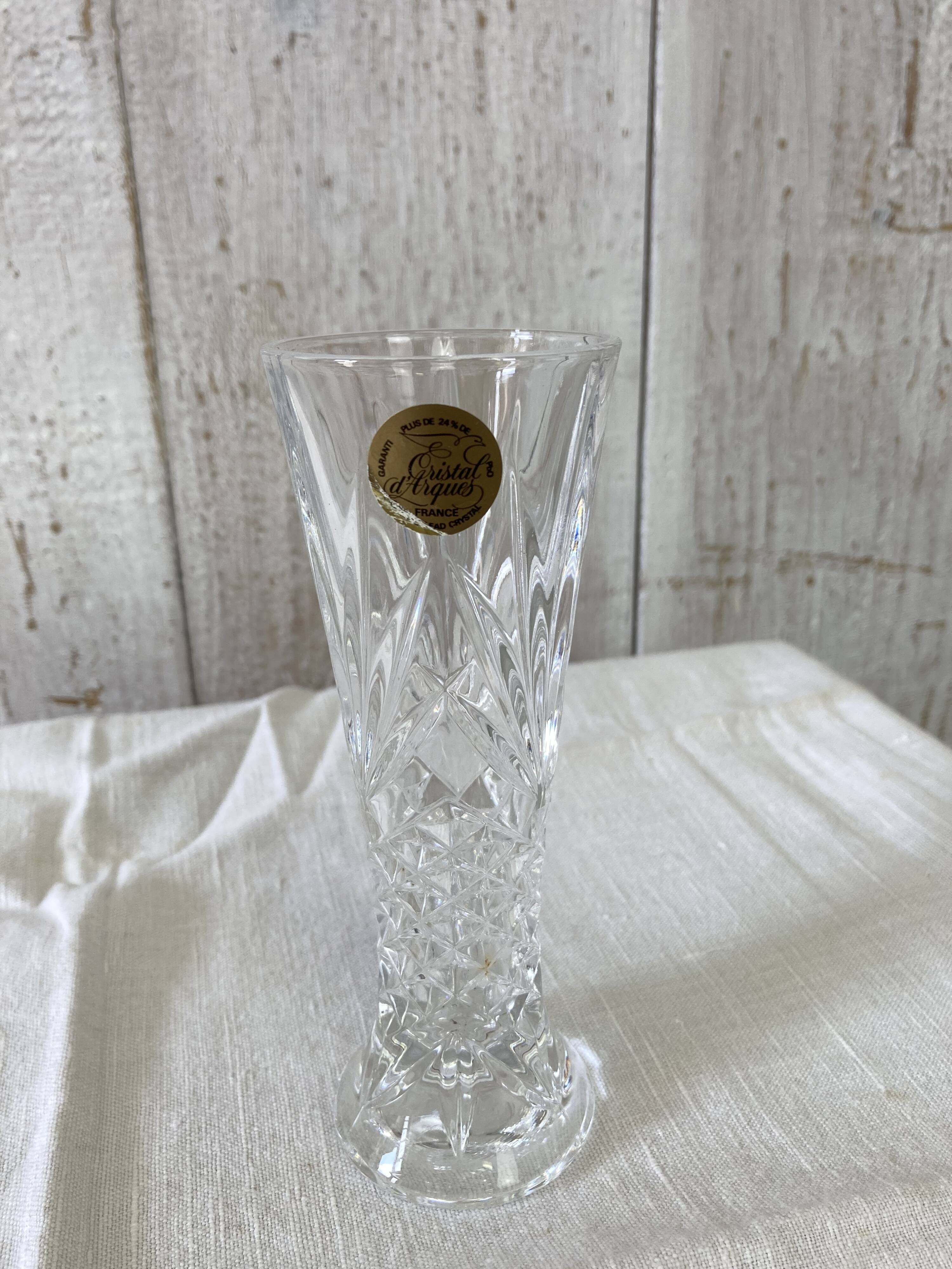 Arques crystal vase