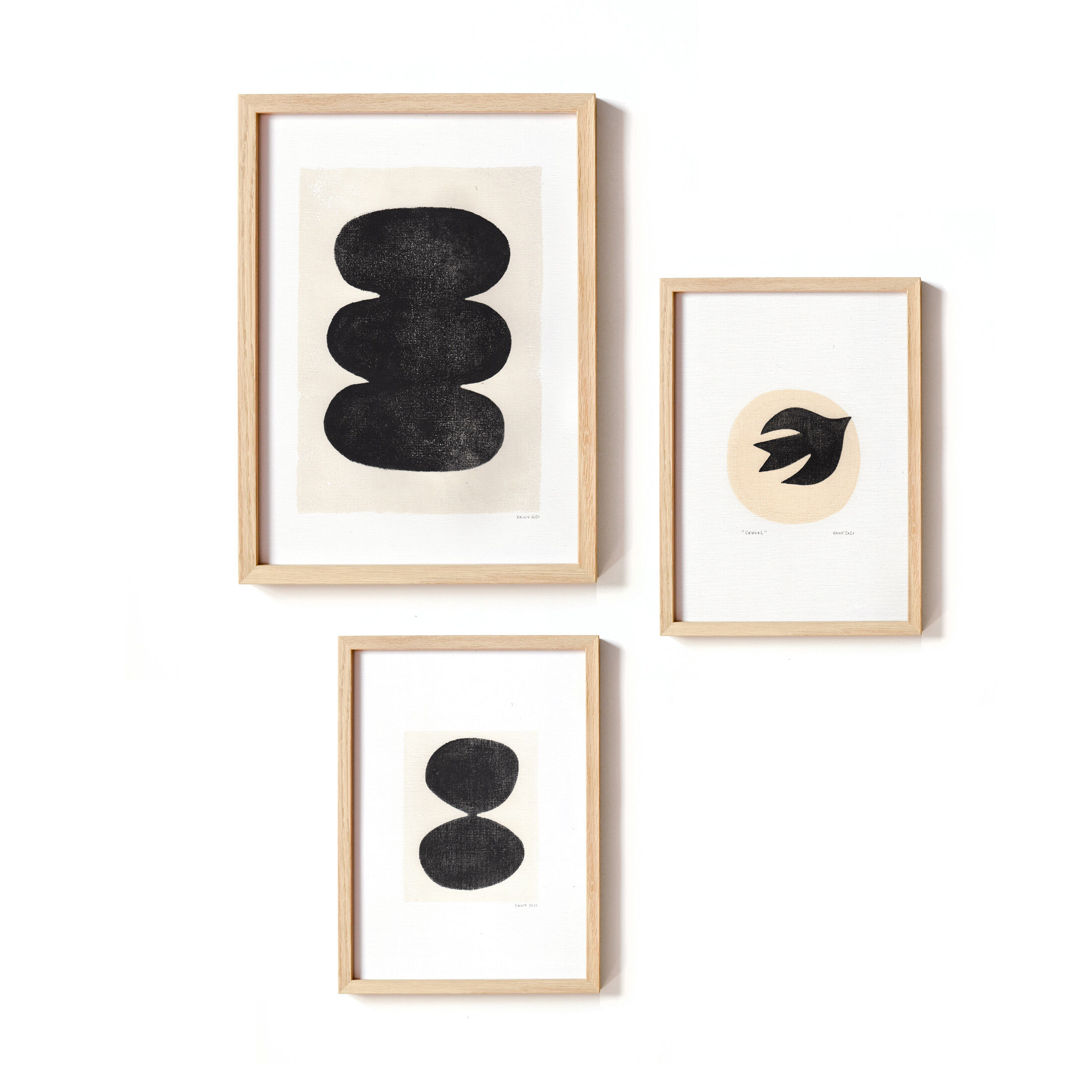 Painting on paper • illustration M518 • signed Eawy