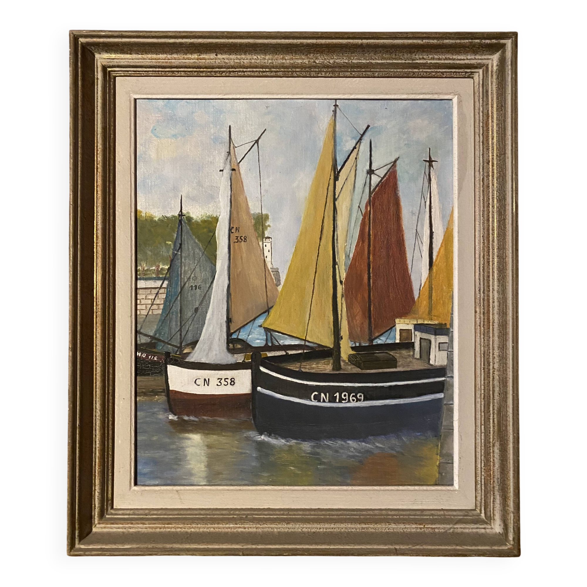 Painting "The Sailboats"