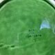 Lot of 6 plates cabbage leaf dabbling