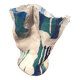 Blue-green ceramic by Rita Alaoui