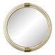 Venetian Round"Torgiglione-Torchon" Murano Glass Wall Mirror in Barovier St