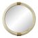 Venetian Round"Torgiglione-Torchon" Murano Glass Wall Mirror in Barovier St
