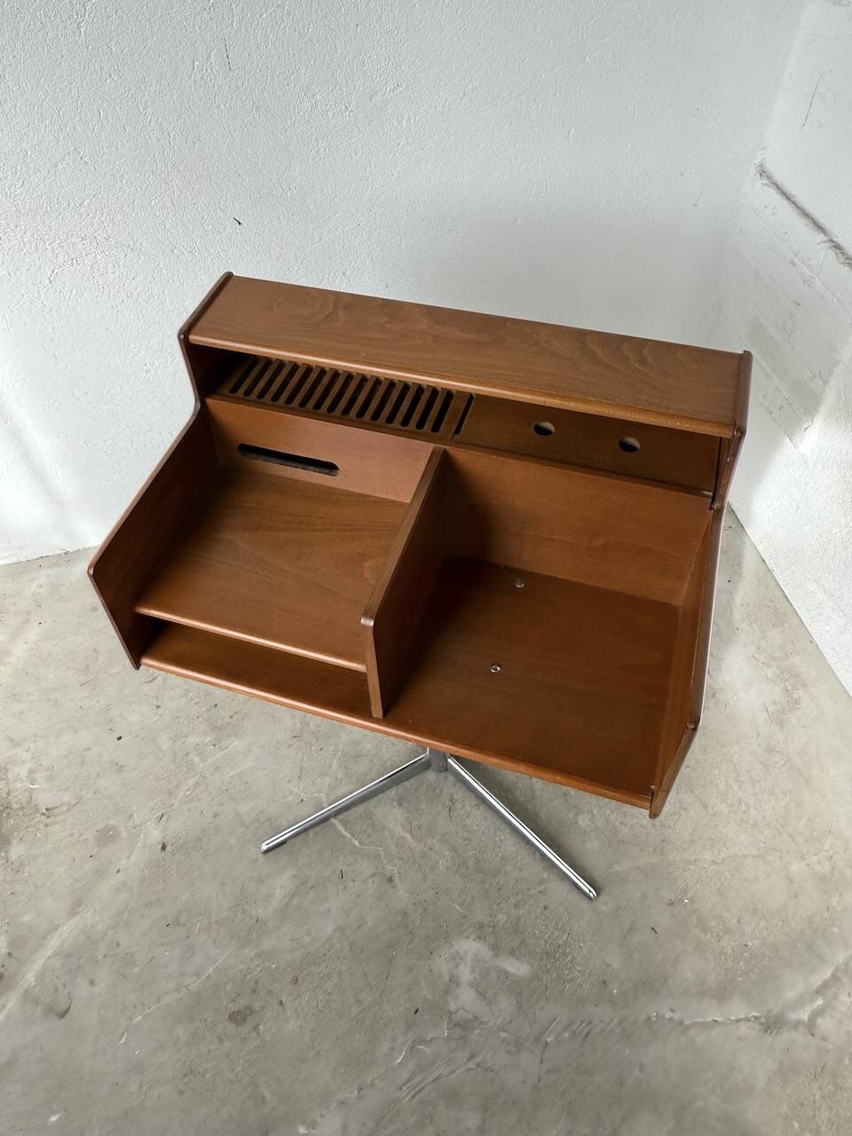 Meuble console ou petit bureau Fimsa Roma Italy teck