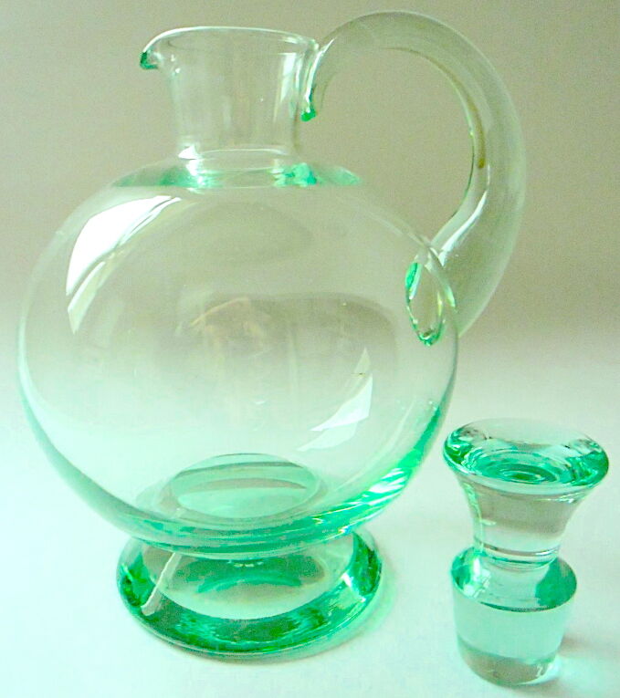 Crystal globular decanter from the daum house