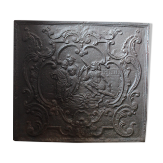 Fireplace plate