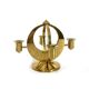 Mid-Century Scandinavian Brass Candlestick by Arthur Pe, Kolbäck, Sweden 1950-60
