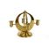 Mid-Century Scandinavian Brass Candlestick by Arthur Pe, Kolbäck, Sweden 1950-60