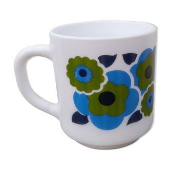 Mug arcopal lotus pattern