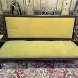 Sofa - Louis XVI period mahogany bench