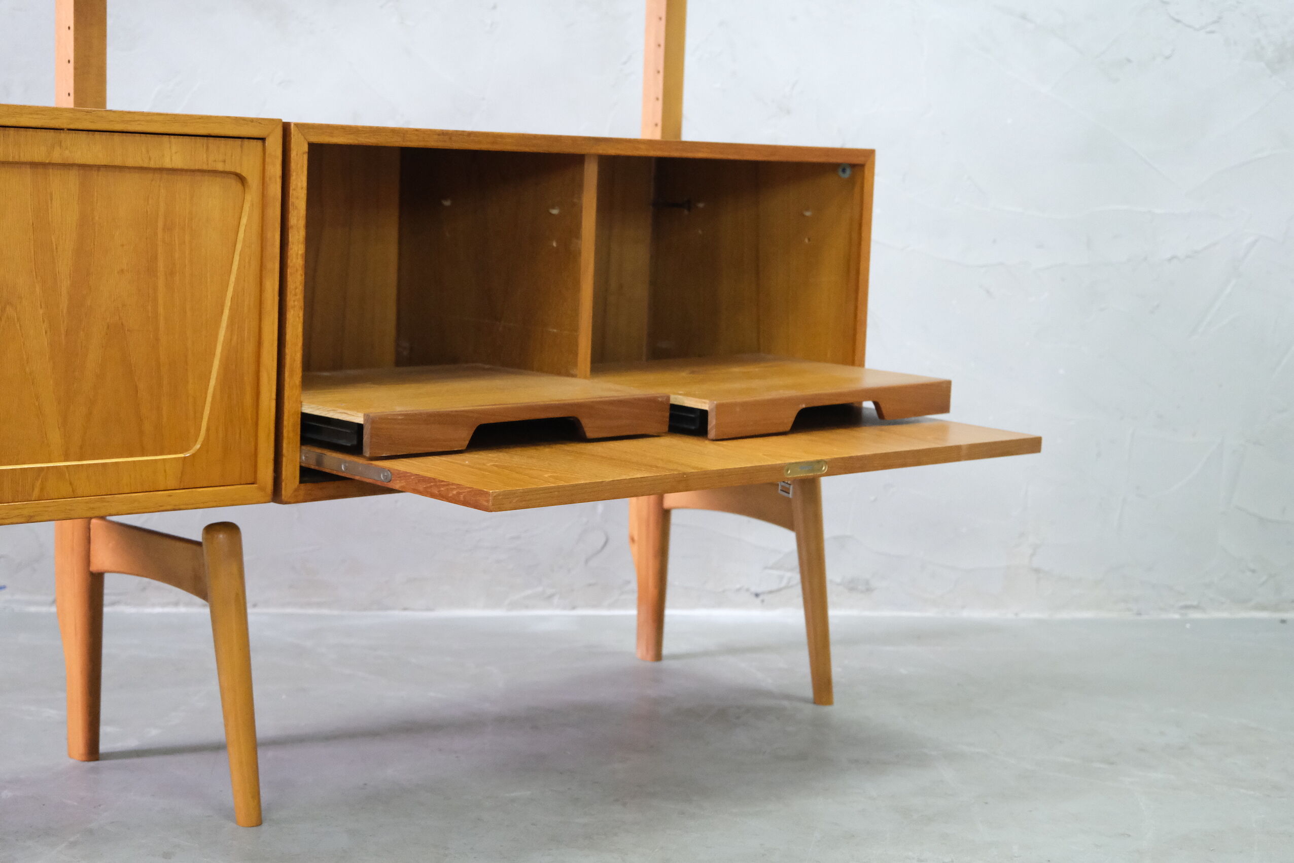 Free standing shelf by Kjell Riise for Rival Brødrene Jåtog, Norway 1960