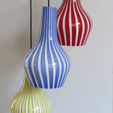 Italian Glass Pendant Lamp by Flavio Poli for Seguso Vetri Darte, 1950s