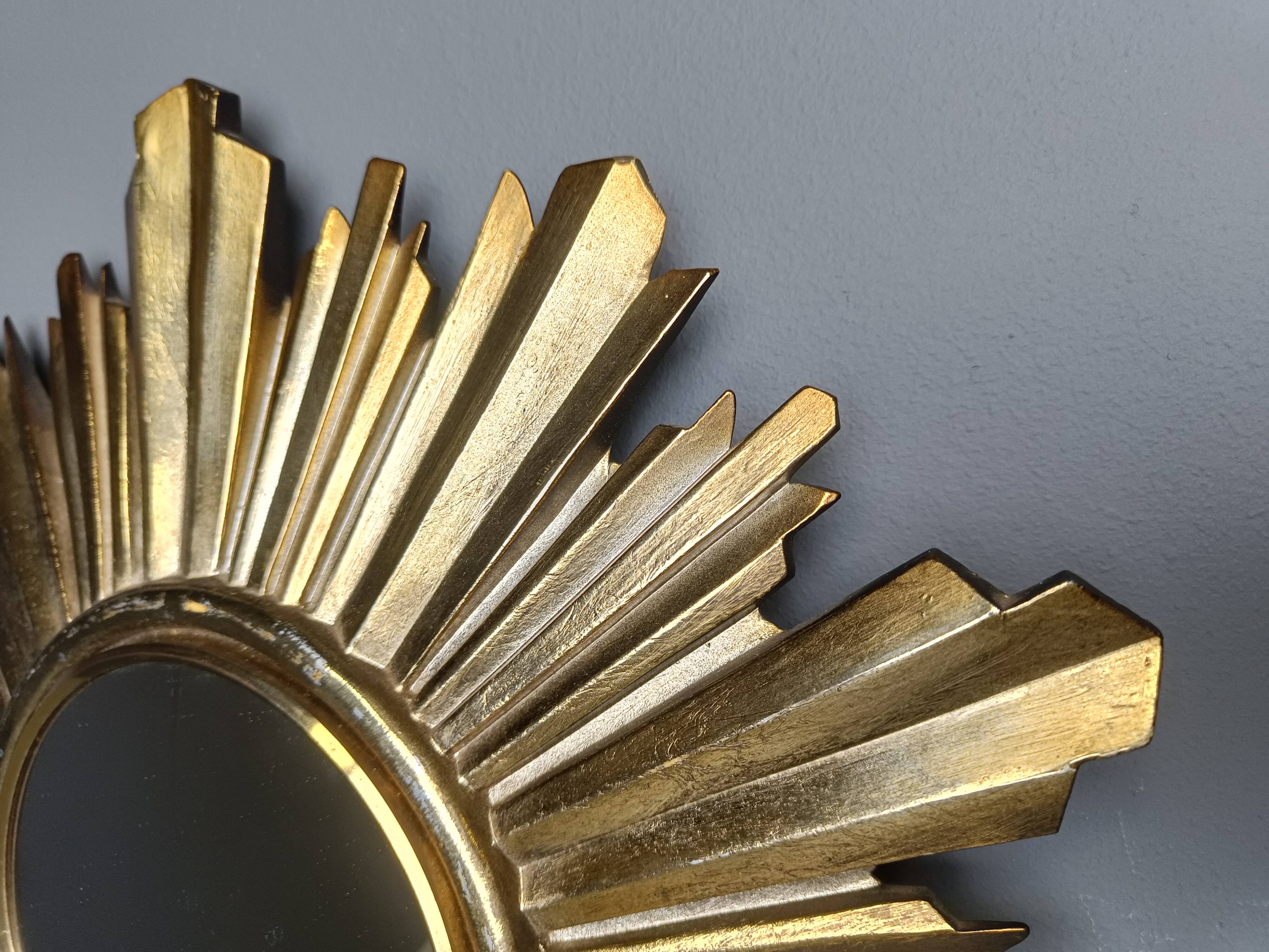 VIntage sunburst mirror, 1960s
