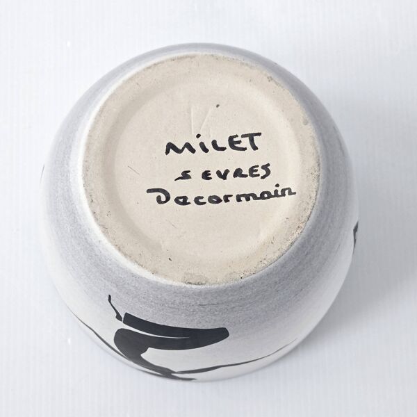 Cache-pot Milet vintage 1950