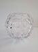 Mid-century crystal ball vase