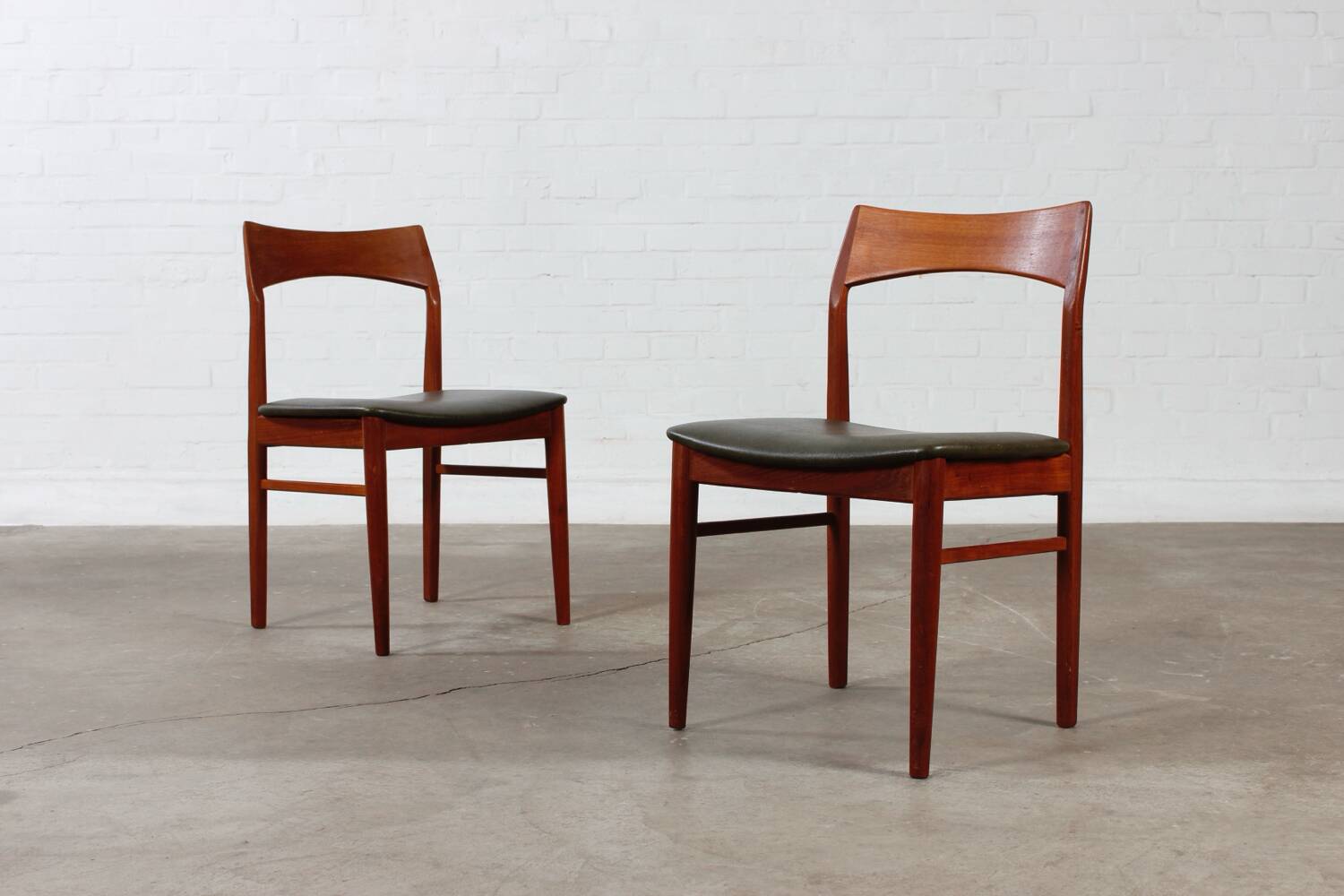 Vintage Teak Stuhl Danish Mid Century Kjærnulf Design 60er