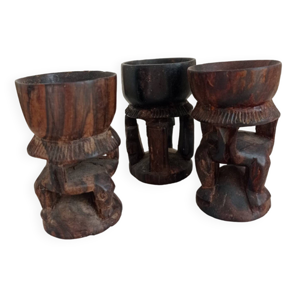 Coquetiers bois artisanaux