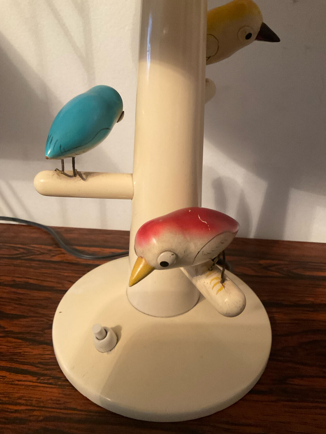 Suzanne Bonnichon lamp made of wood from the 1960s.