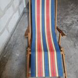 Folding beach lounge chair, Ergelax Chilean deckchair