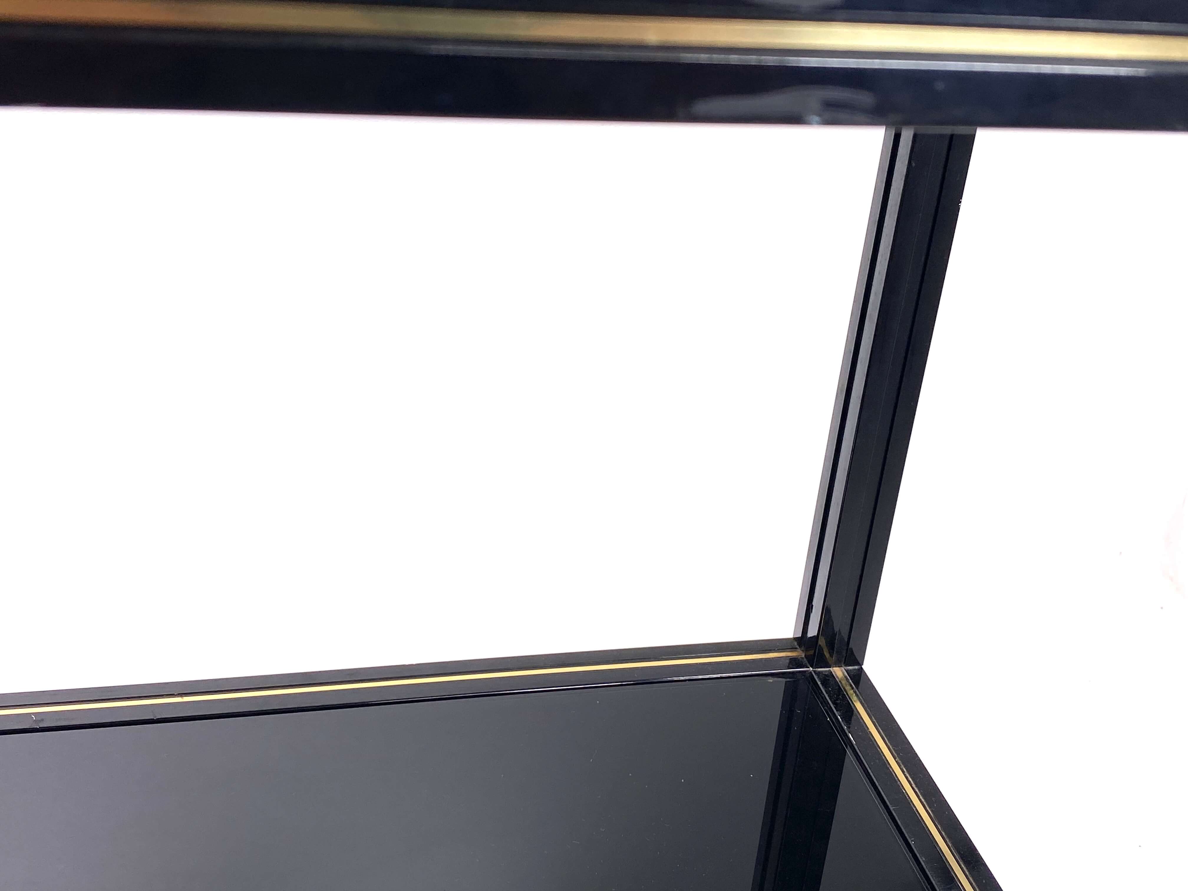 Console by Pierre Vandel, laqué metal, 1970