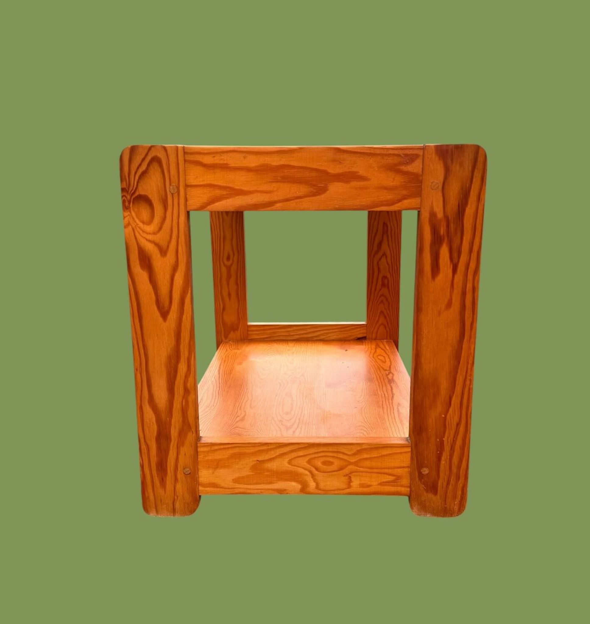 Vintage double top coffee table, circa 1970