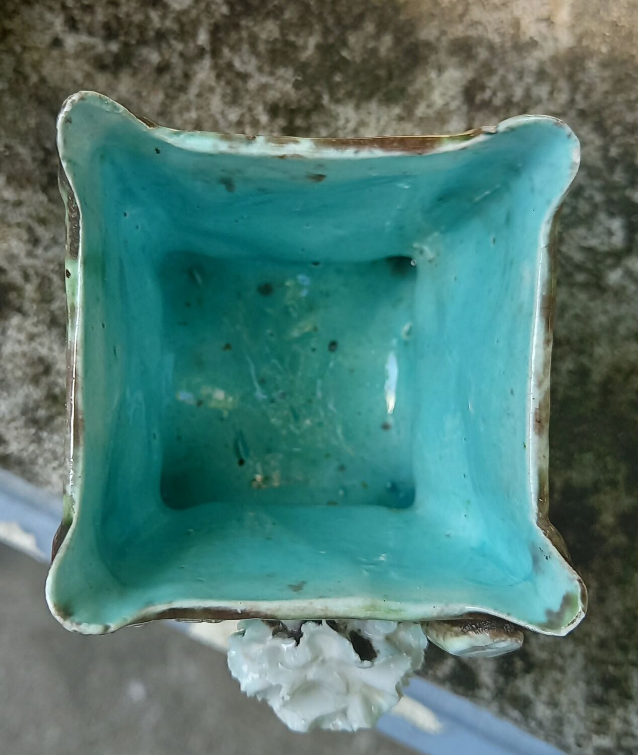 Miniature slip vase