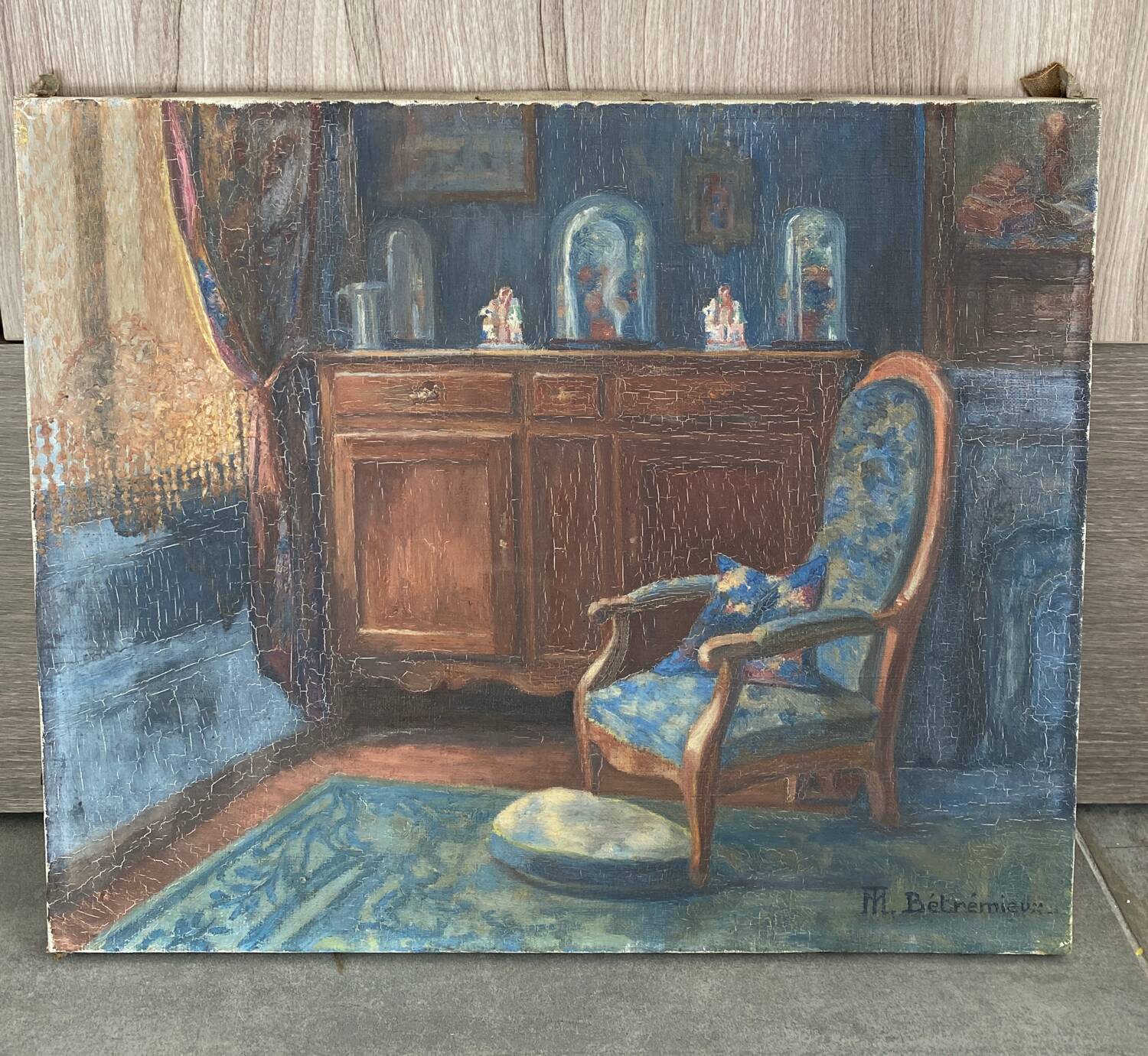 Interior bedroom painting