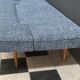 Blue and black fabric daybed Miroslav Navratil, 1960s