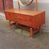 Scandinavian teak dressing table