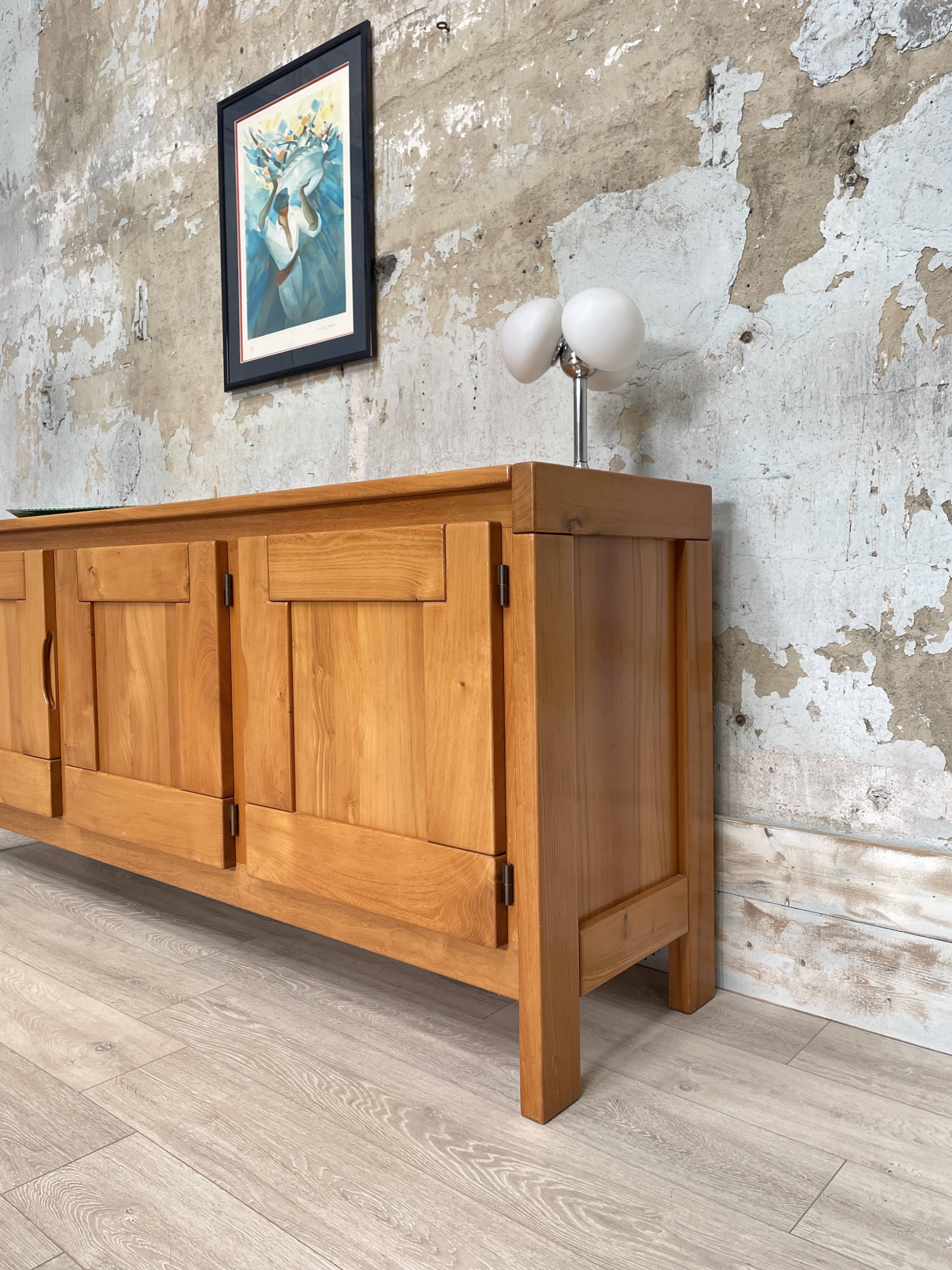 Enfilade en elme massif, REGAIN edition, circa 1980.