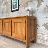 Enfilade en elme massif, REGAIN edition, circa 1980.